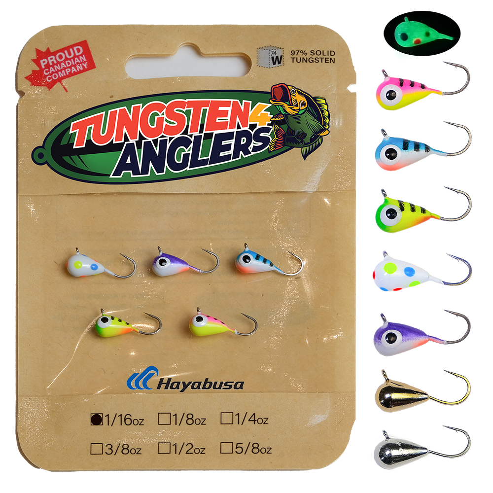 Tear Drop Ice Jigs