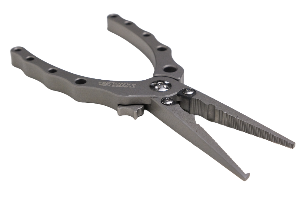 🔥TNB Fishing Pliers v2.0🔥 - Aircraft grade aluminum (rust free) -  Tungsten line cutter - Split ring tool - Locking clip - Hard plas