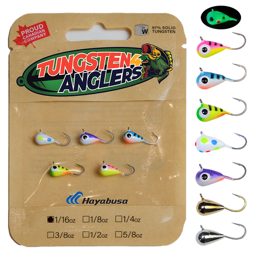 Tear Drop Ice Jigs